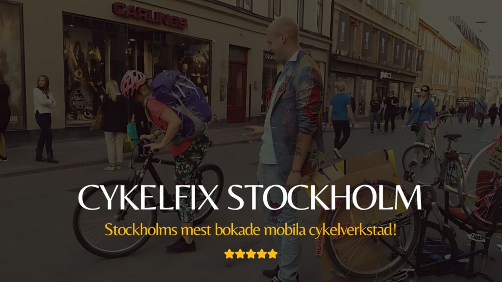 Cykelfix Stockholm – Mobil cykelverkstad direkt till din dörr (08–22)