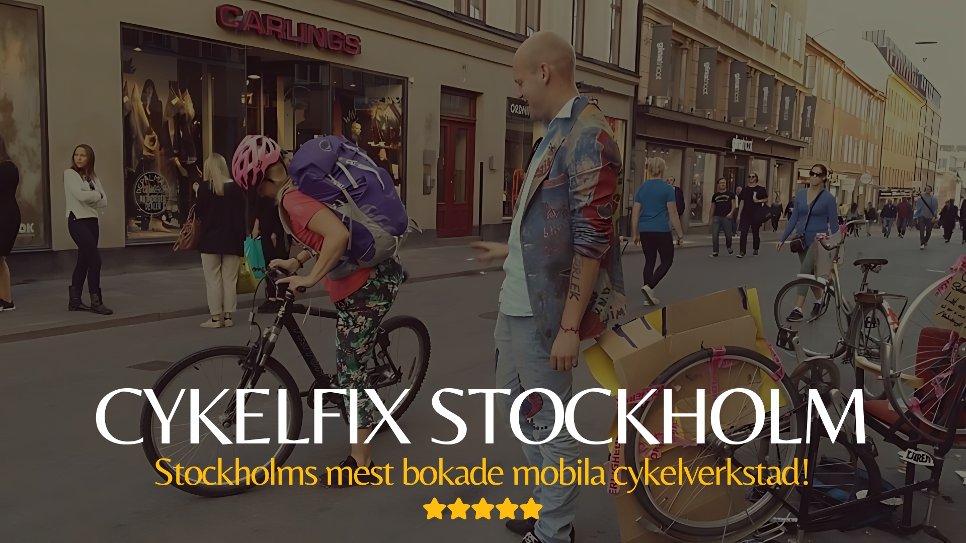 Cykelfix – Vi lagar din cykel hemma i Stockholm | Boka tid direkt